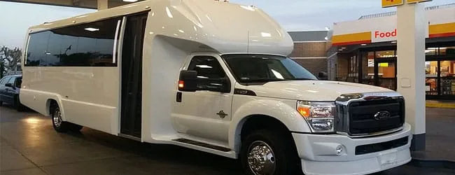 Ford F550 Newport Party Bus exterior
